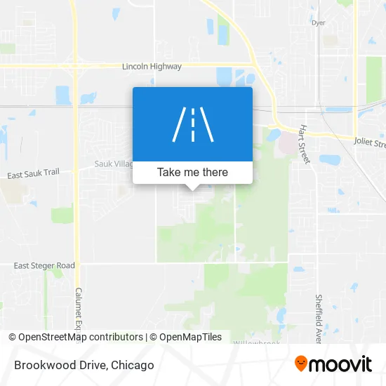 Mapa de Brookwood Drive