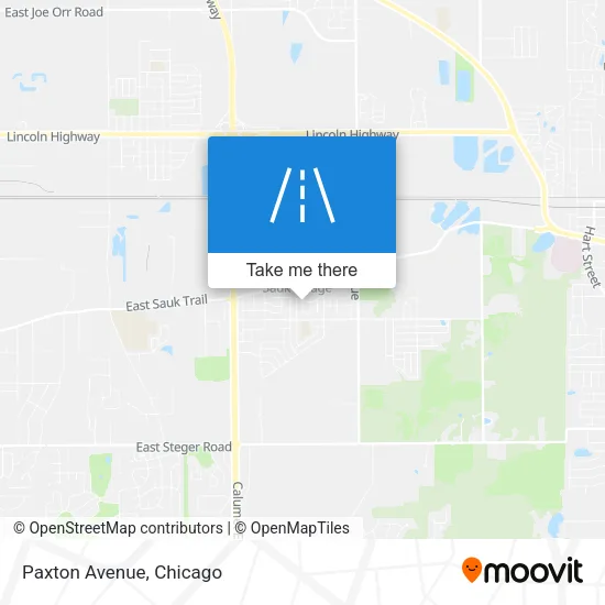 Paxton Avenue map