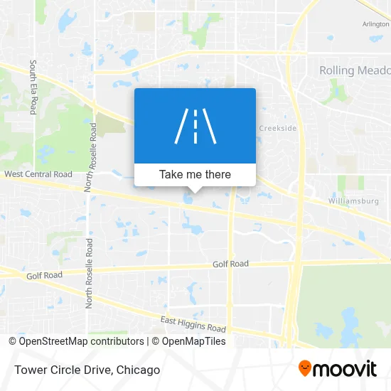 Tower Circle Drive map