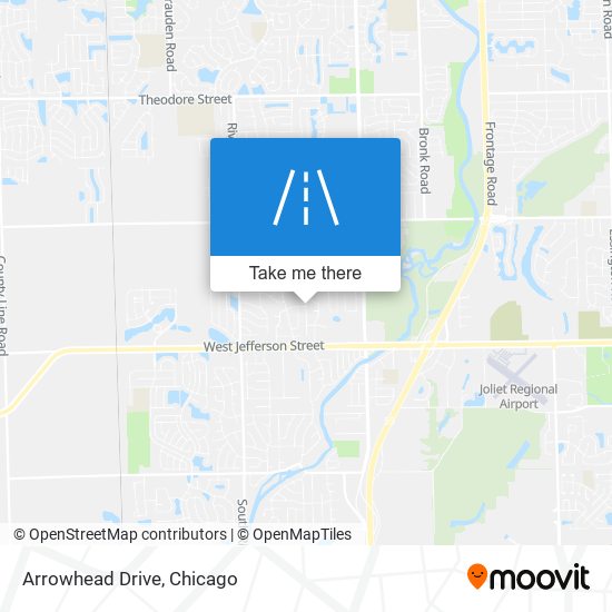 Arrowhead Drive map