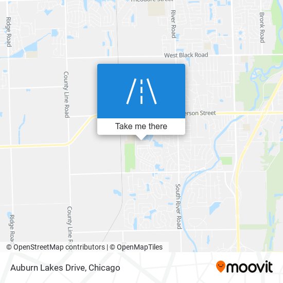 Auburn Lakes Drive map