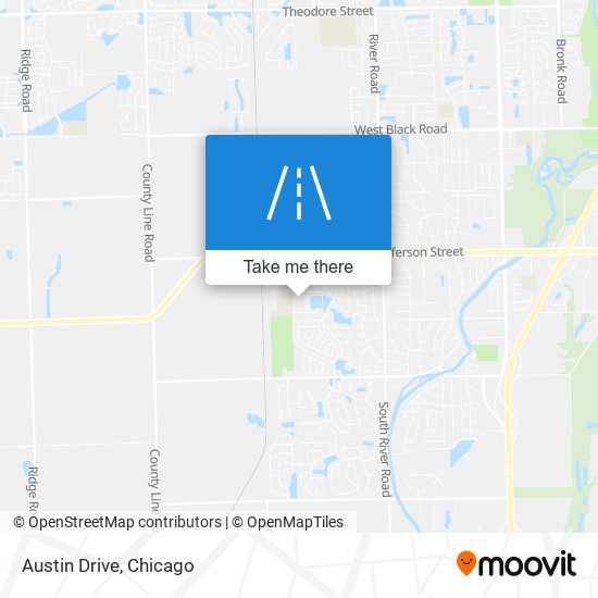 Austin Drive map