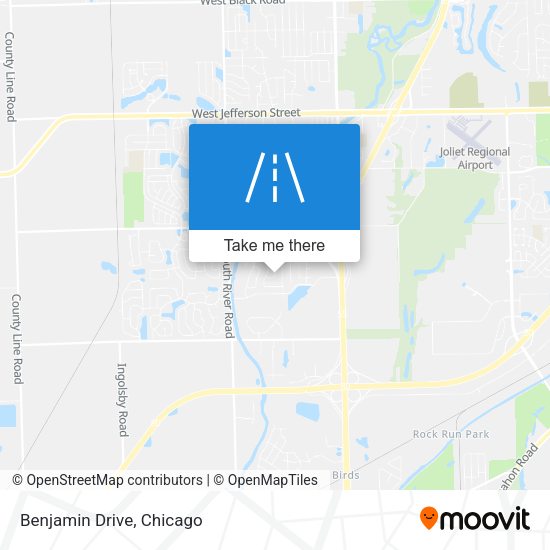 Mapa de Benjamin Drive