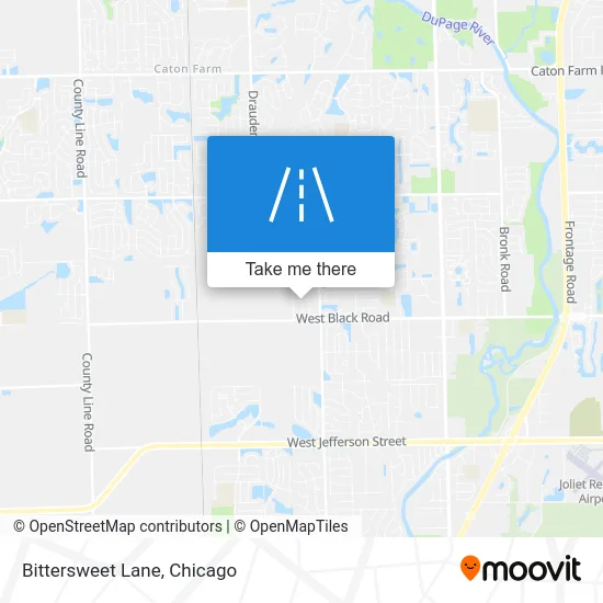 Bittersweet Lane map