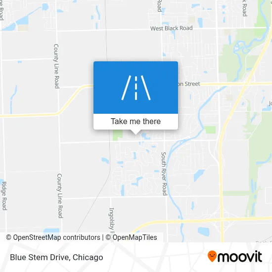 Blue Stem Drive map