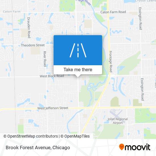 Mapa de Brook Forest Avenue