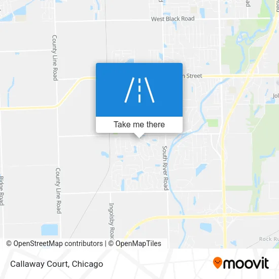 Callaway Court map