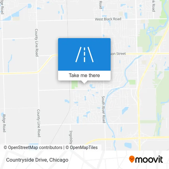 Countryside Drive map