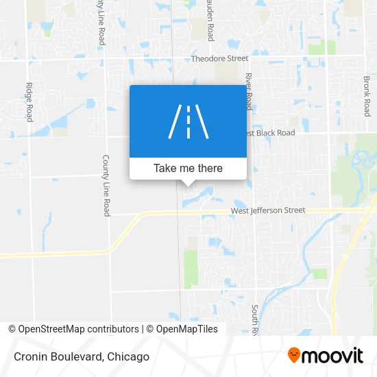 Cronin Boulevard map