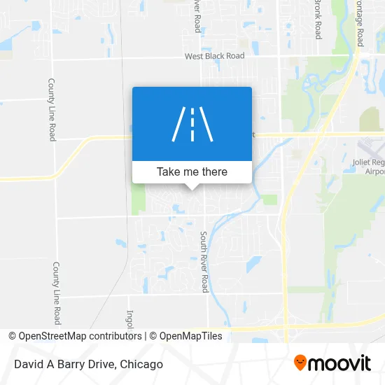 David A Barry Drive map