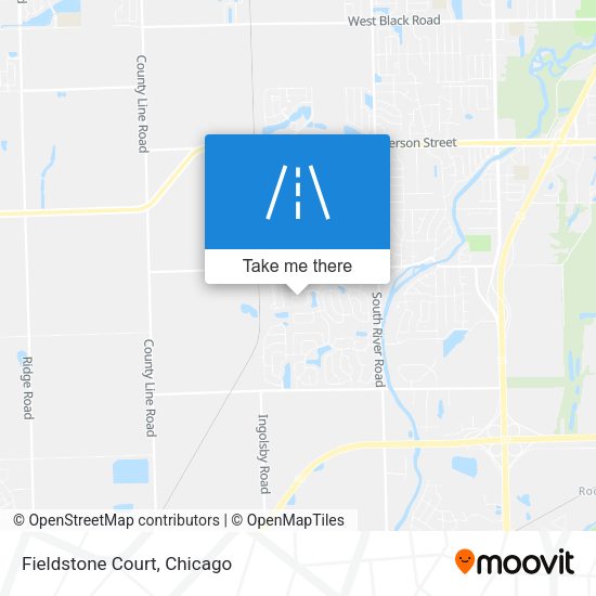 Mapa de Fieldstone Court