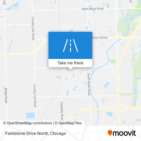 Fieldstone Drive North map