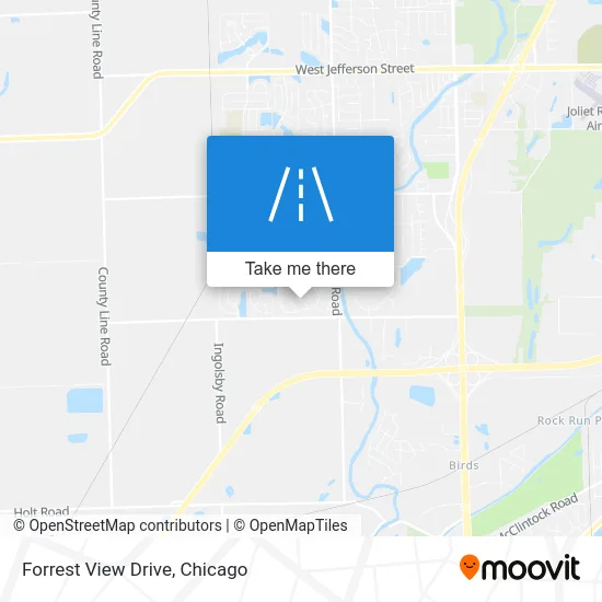 Forrest View Drive map
