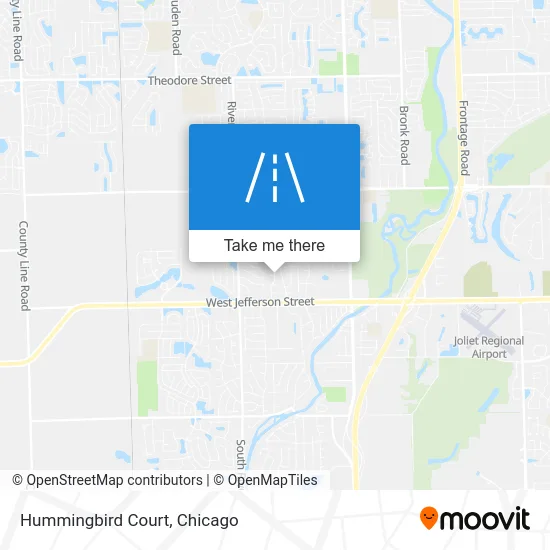 Hummingbird Court map