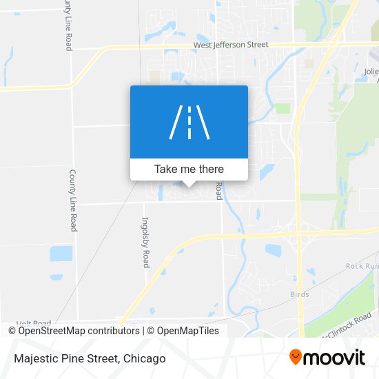 Majestic Pine Street map