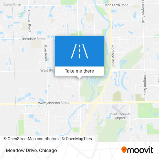 Meadow Drive map