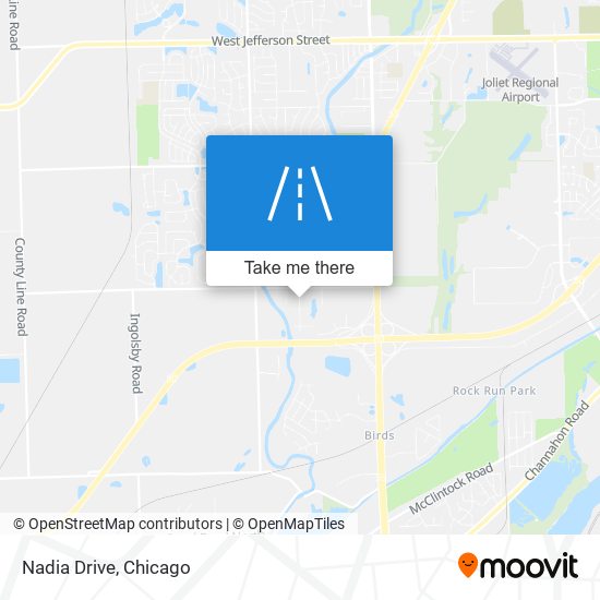 Nadia Drive map