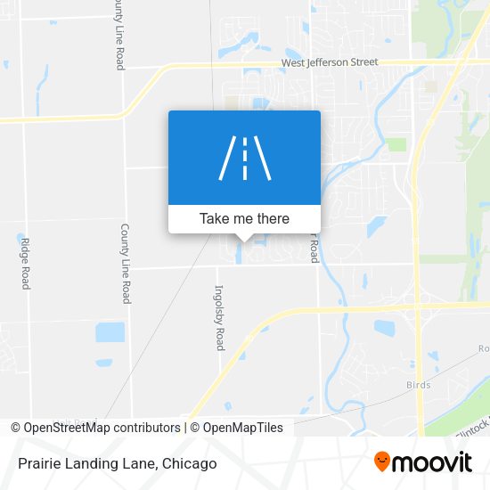 Mapa de Prairie Landing Lane