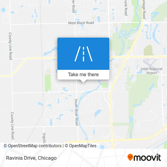 Ravinia Drive map