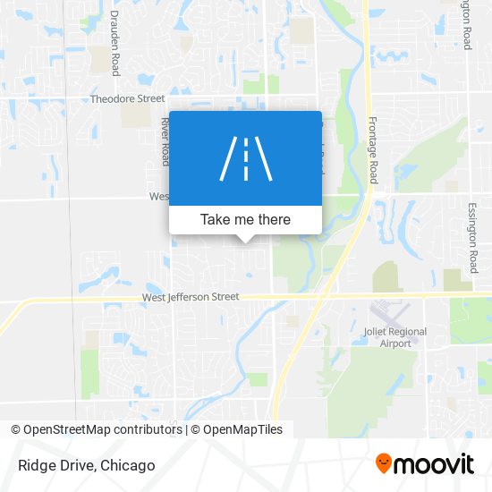 Ridge Drive map