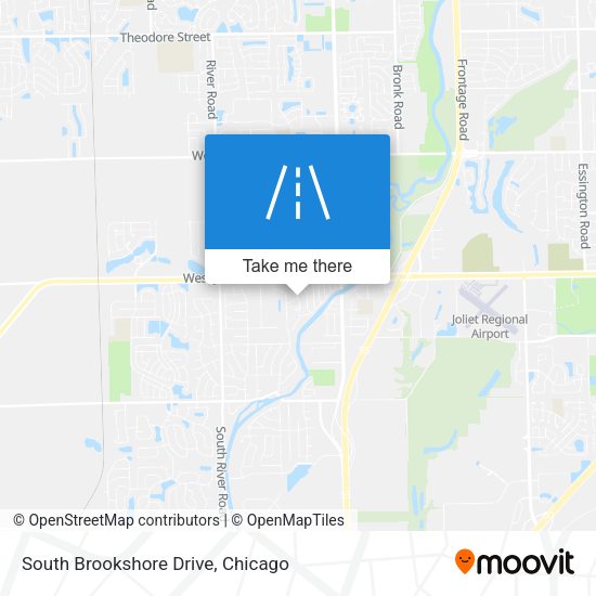South Brookshore Drive map