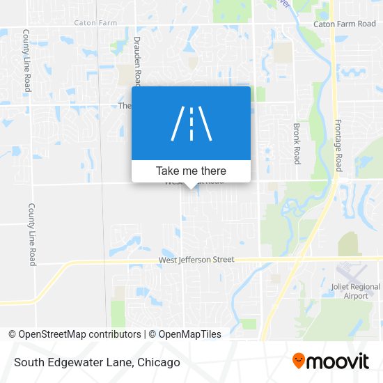 South Edgewater Lane map