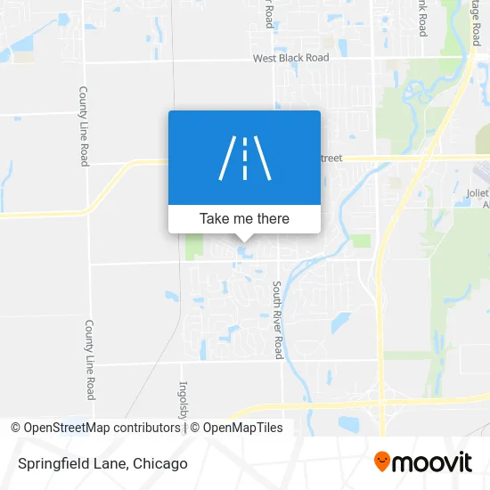 Springfield Lane map