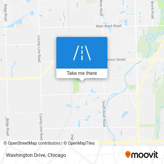 Washington Drive map