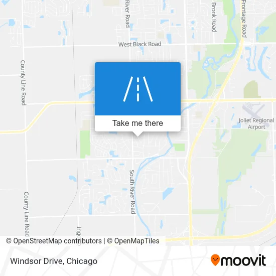 Windsor Drive map