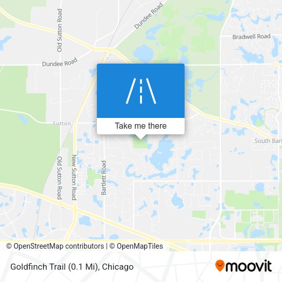 Goldfinch Trail (0.1 Mi) map