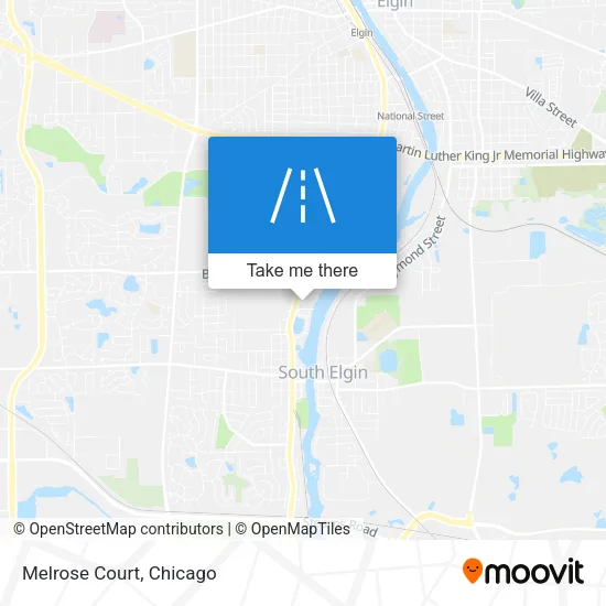 Melrose Court map