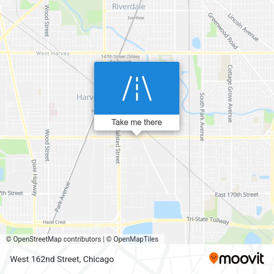 Mapa de West 162nd Street