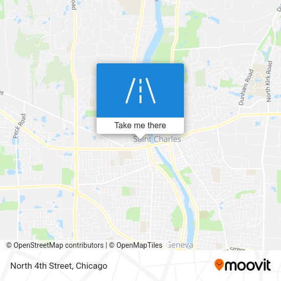 Mapa de North 4th Street