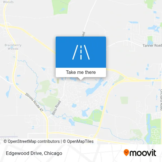 Edgewood Drive map