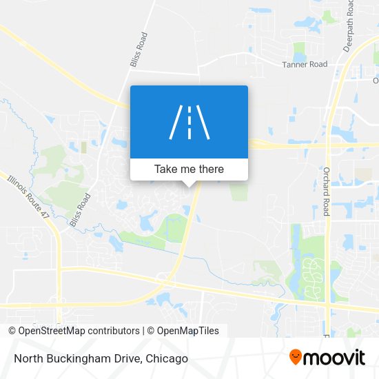 North Buckingham Drive map