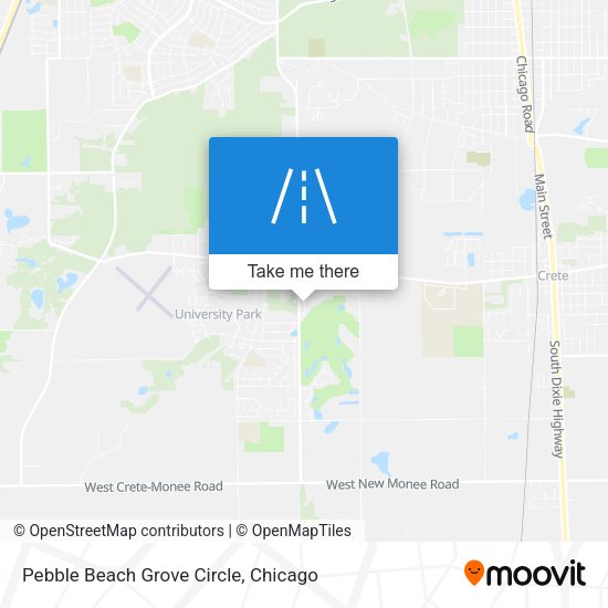 Mapa de Pebble Beach Grove Circle