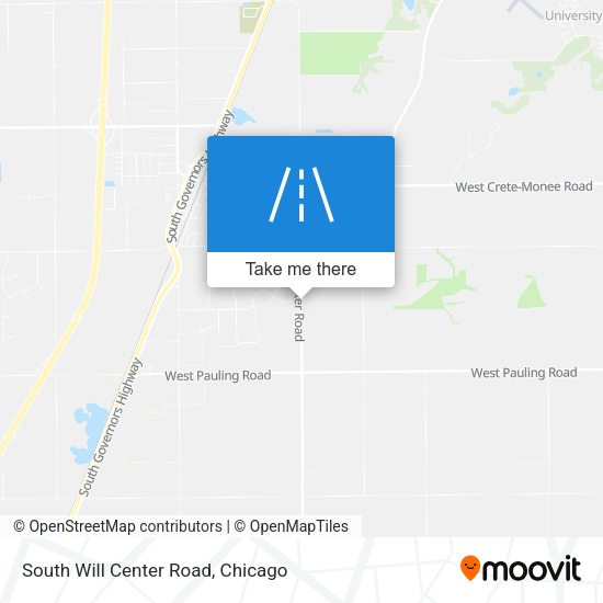 South Will Center Road map