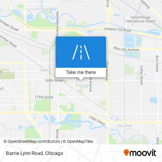 Mapa de Barrie Lynn Road