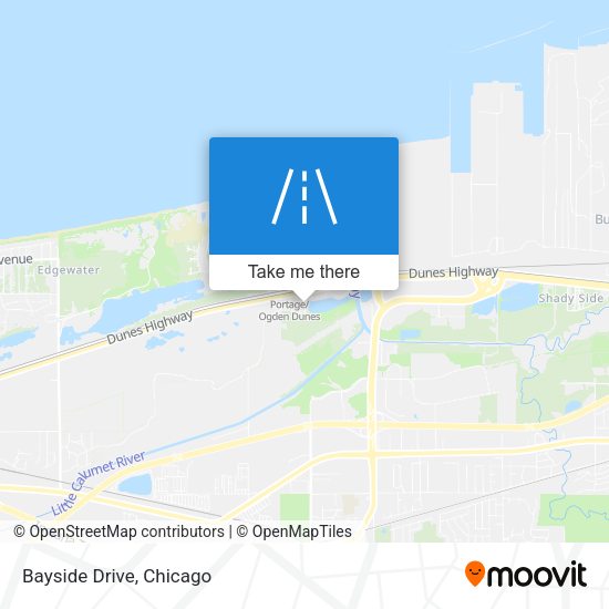 Mapa de Bayside Drive