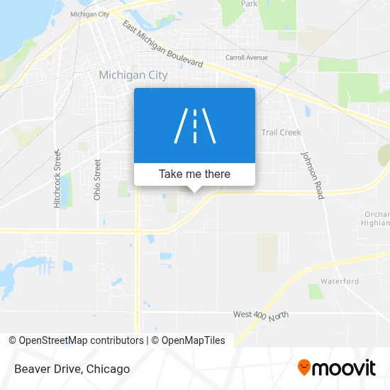 Beaver Drive map
