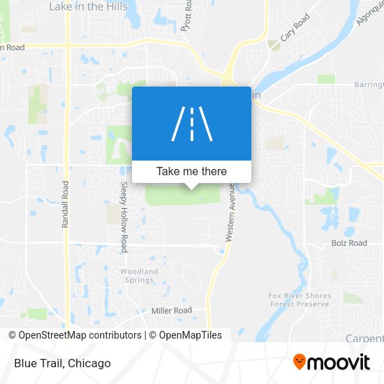 Mapa de Blue Trail