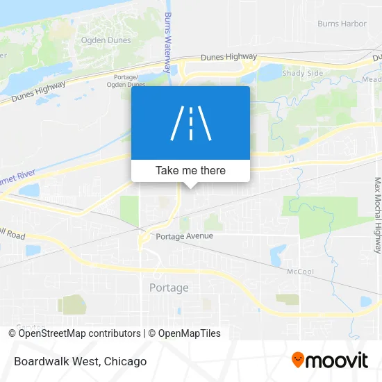 Boardwalk West map