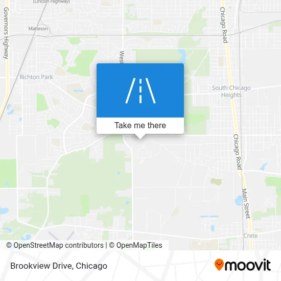 Brookview Drive map