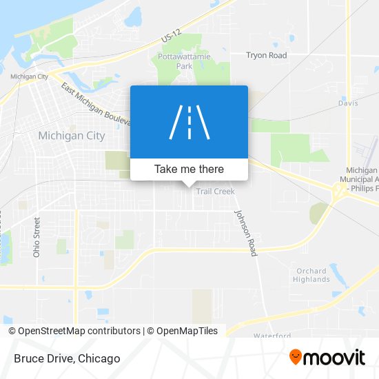 Bruce Drive map