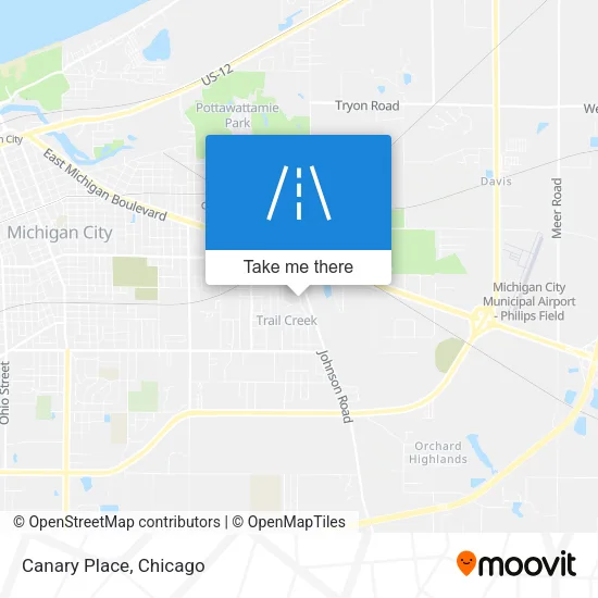Canary Place map