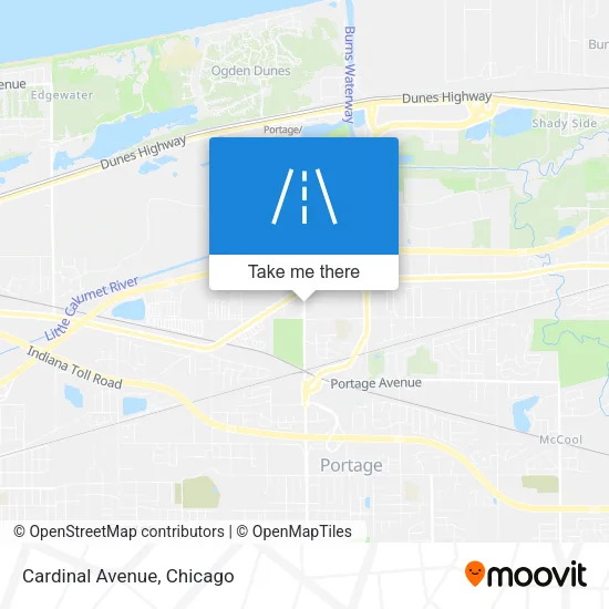 Cardinal Avenue map