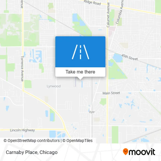 Carnaby Place map