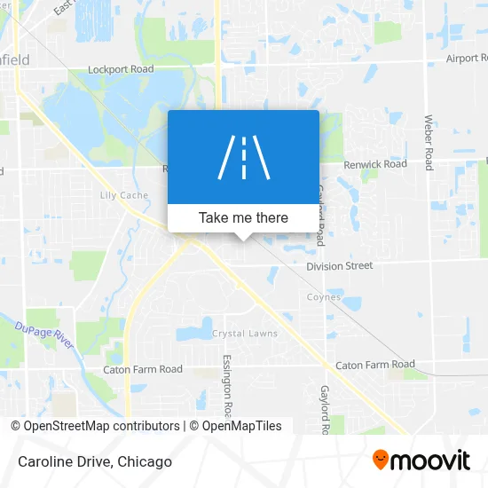 Caroline Drive map