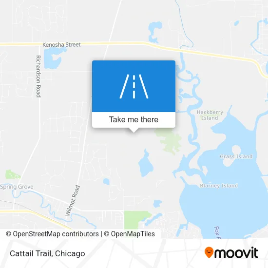 Cattail Trail map