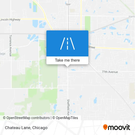 Chateau Lane map